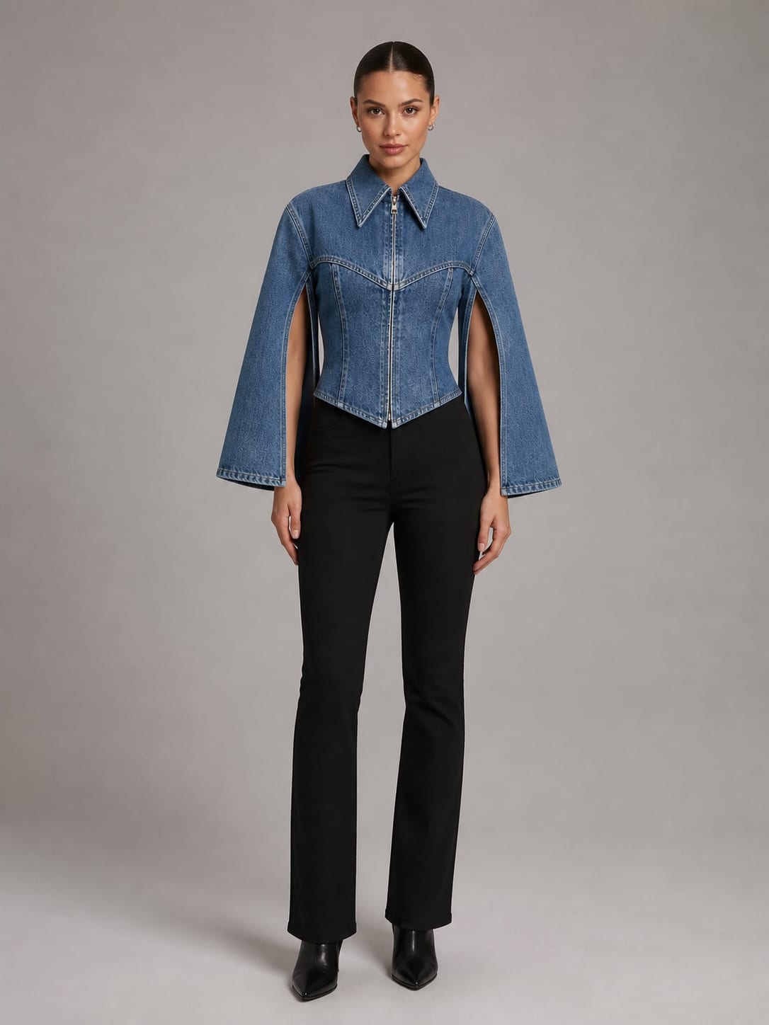 Cipher Cape Jacket — Front view