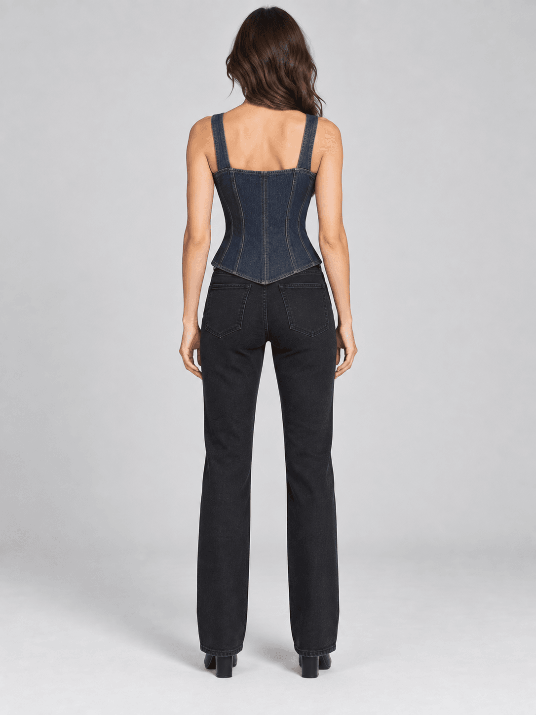 Contour Zip Corset — Back view