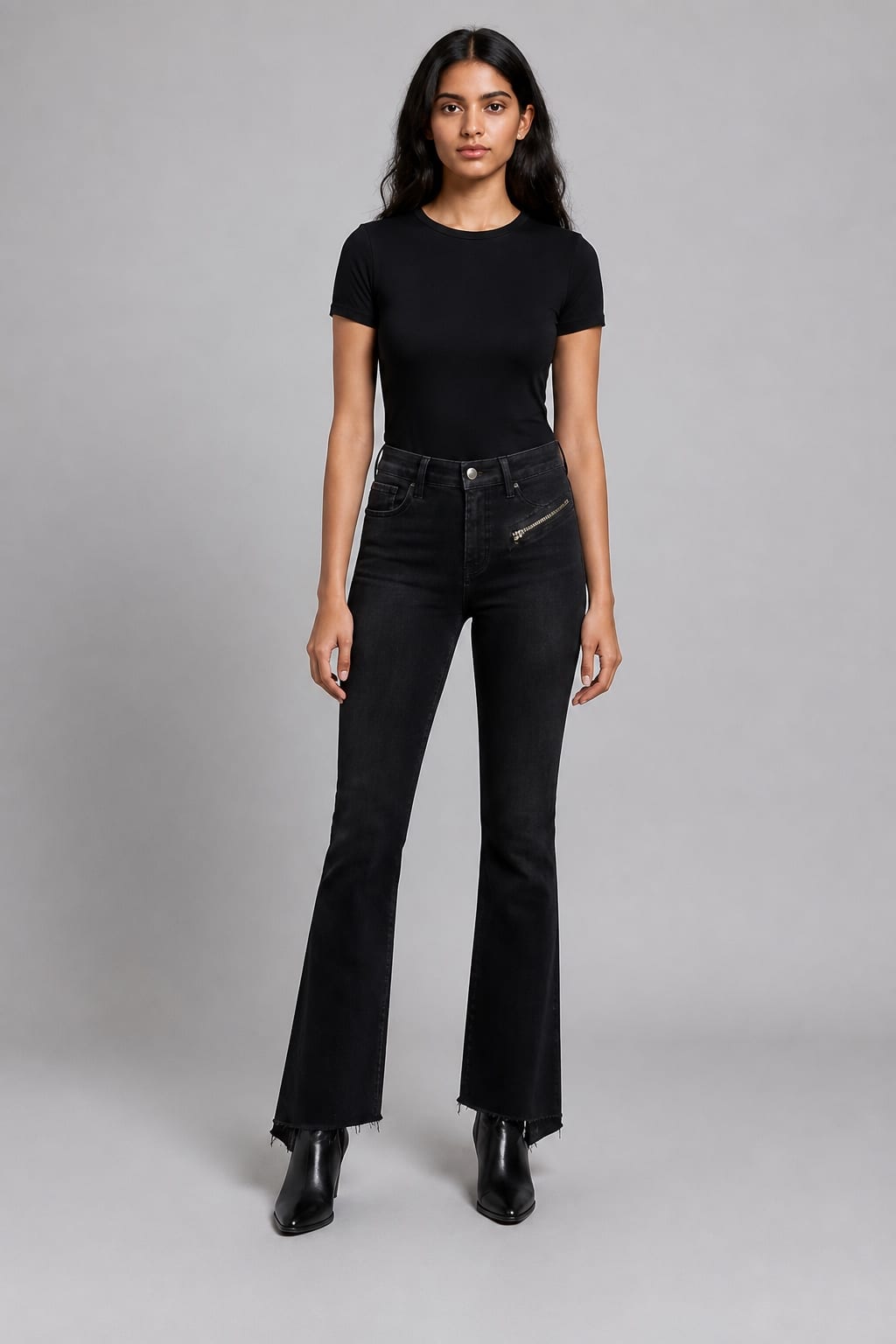 Eclipse Raw Bootcut — Front view