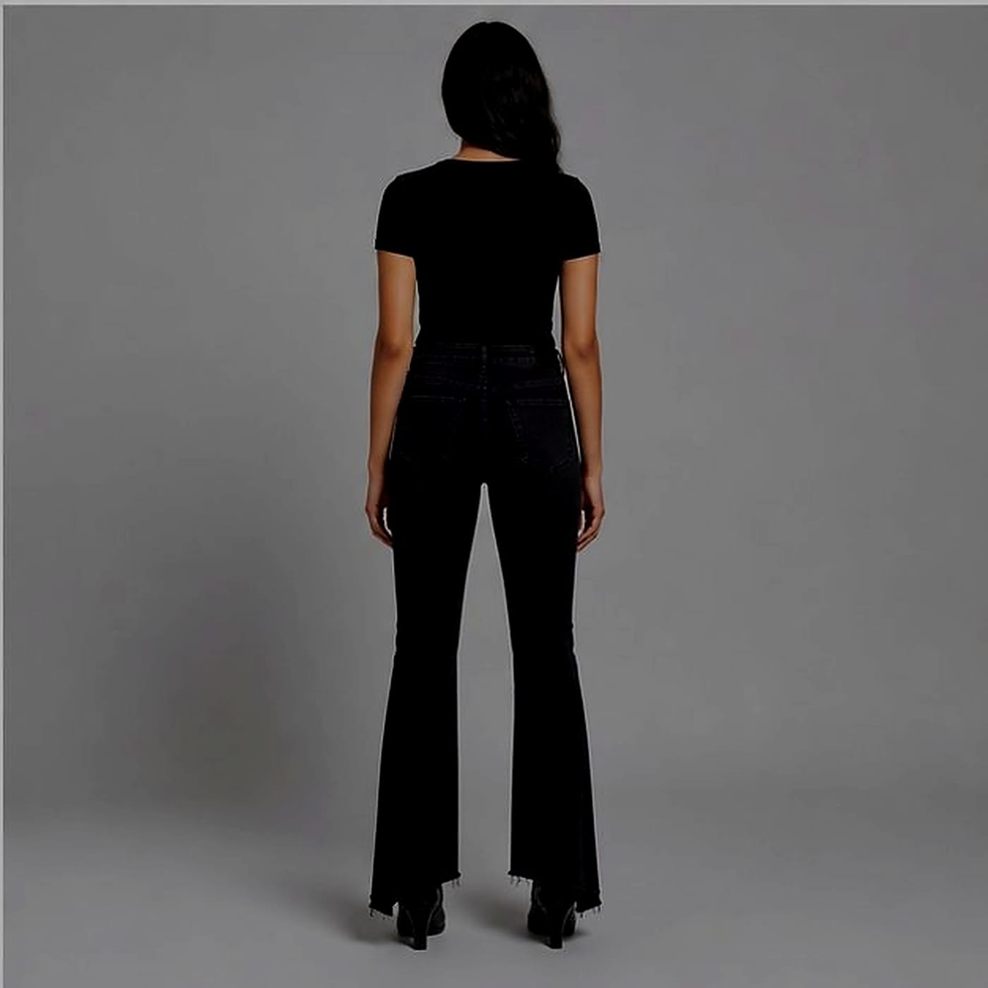 Eclipse Resin Bootcut — Back view