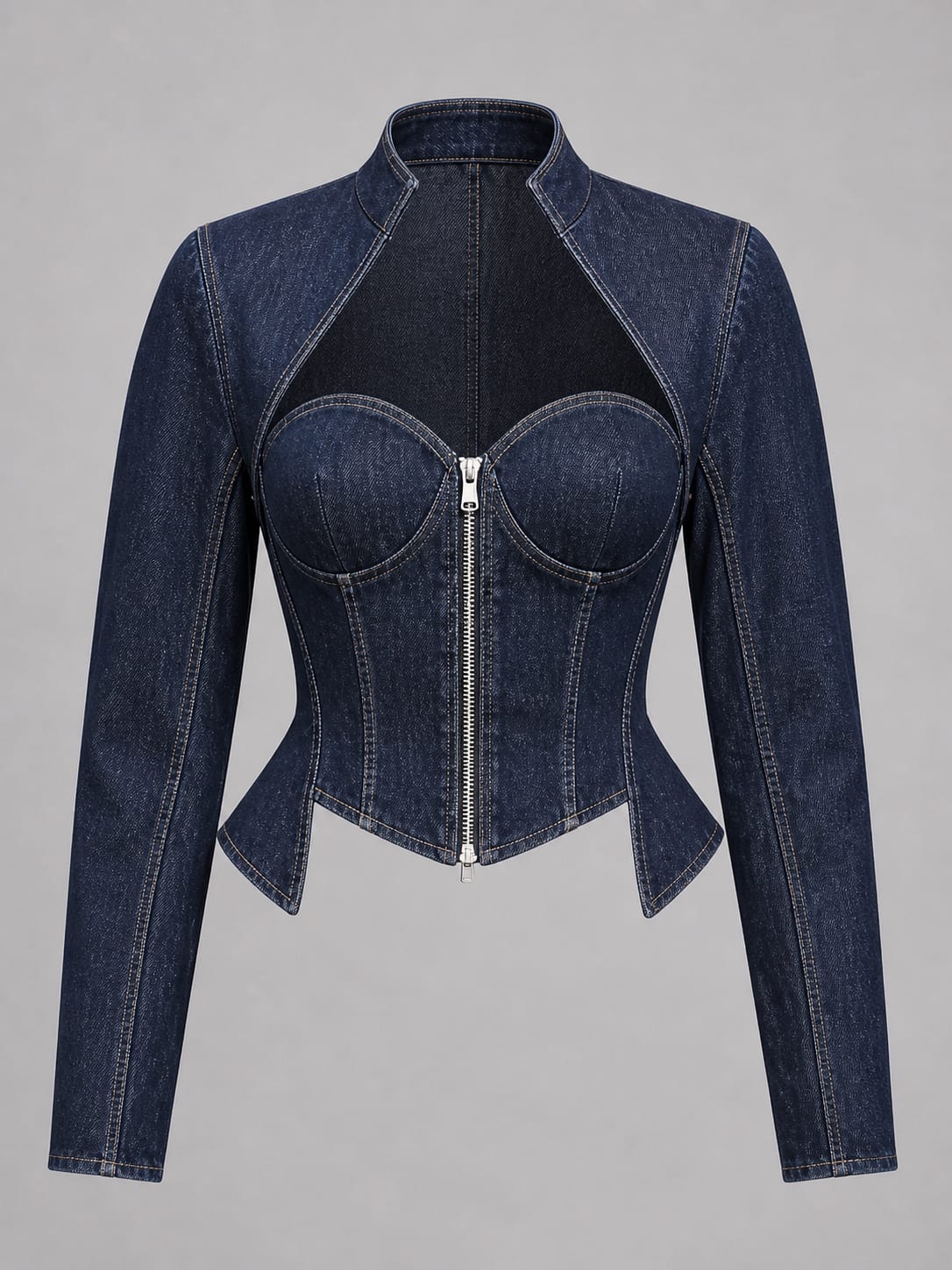 Helix Corset Jacket — Studio render