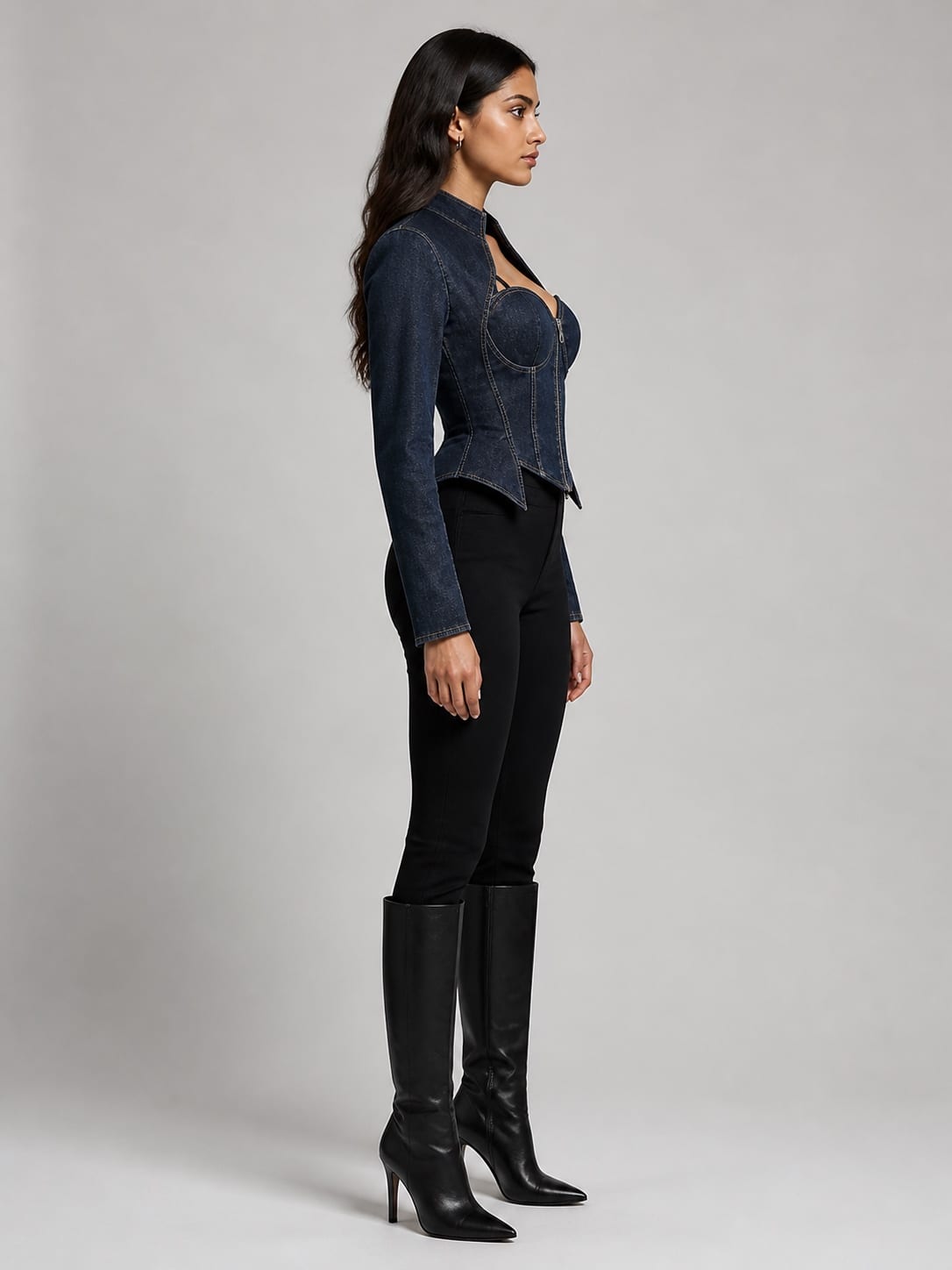 Helix Corset Jacket — Side view