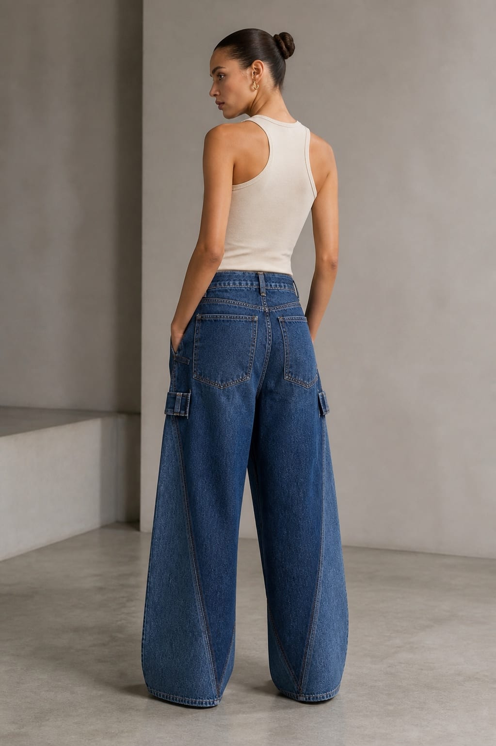 Kinetic Panel Baggy — Back view