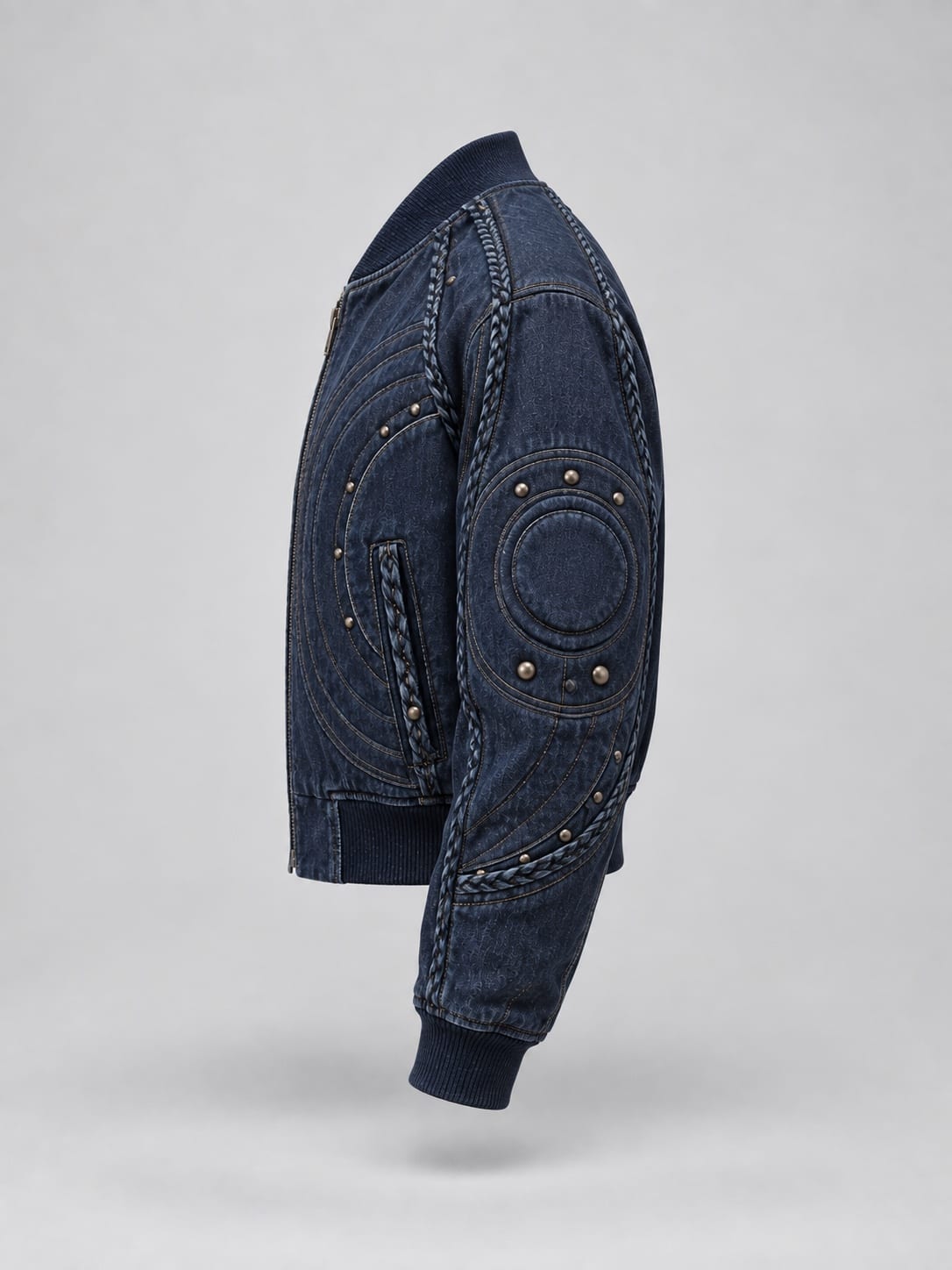 Orbit Quilt Bomber — Side view