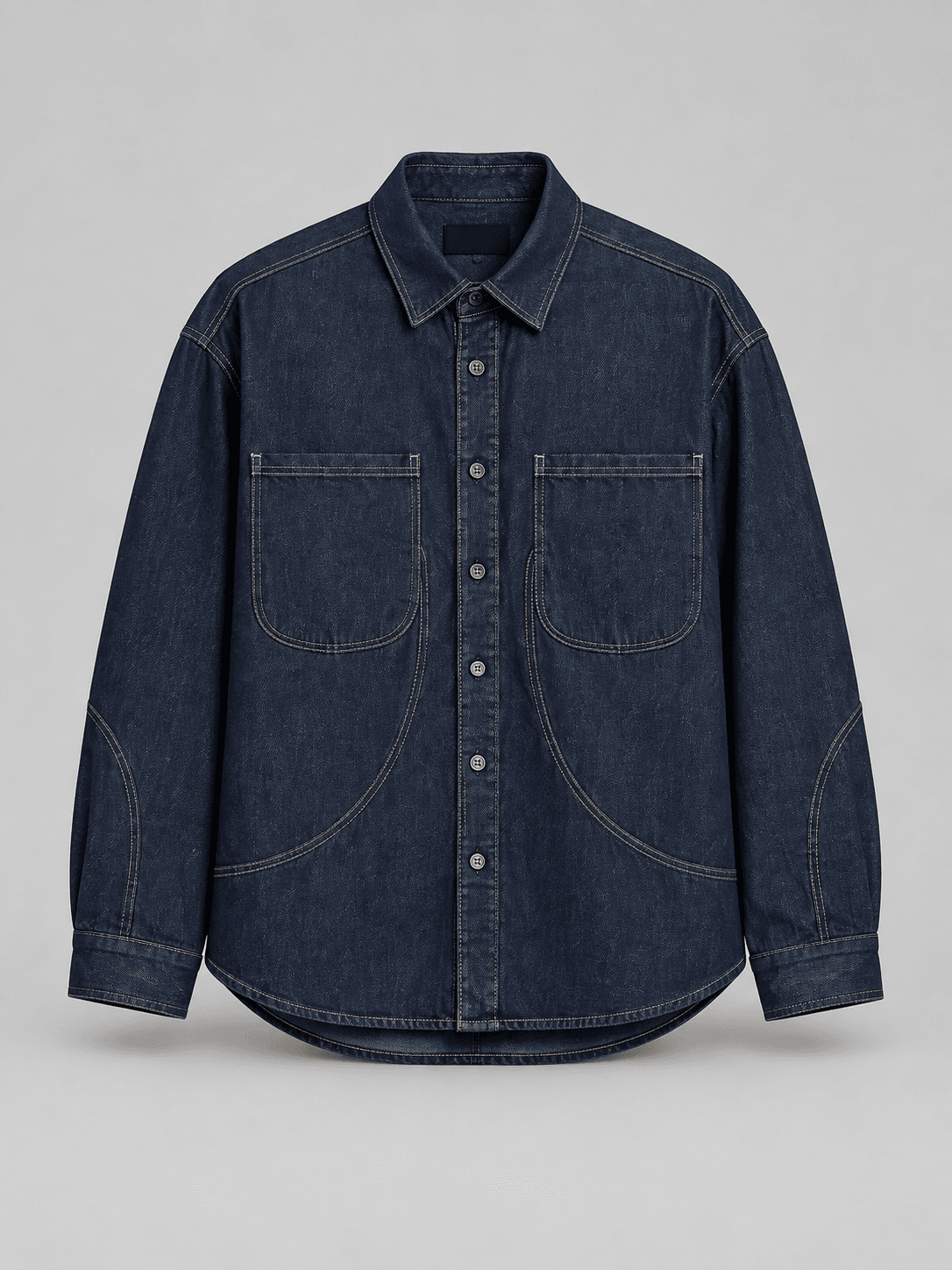 Orbit Panel Overshirt — Studio render