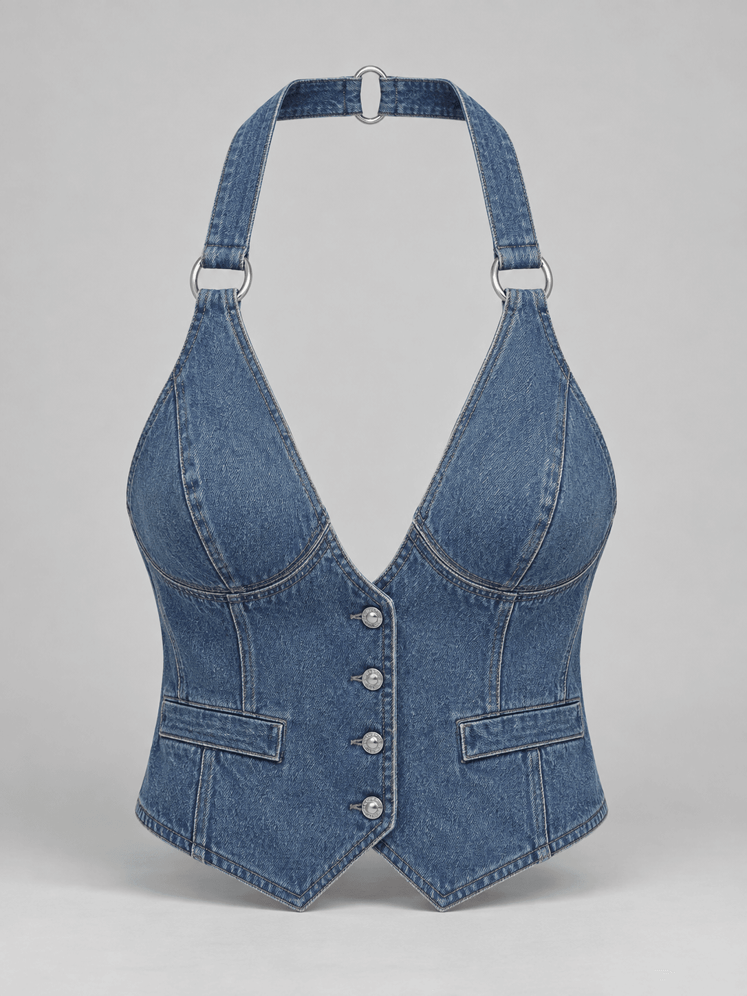 Relay Halter Vest — Studio render