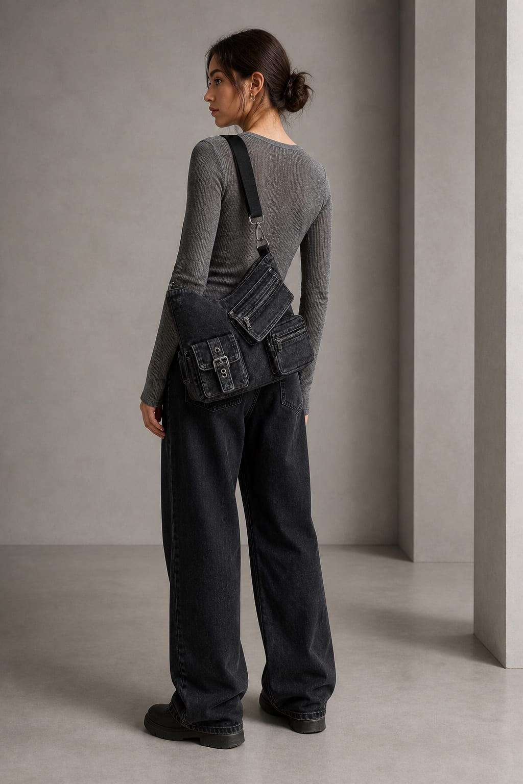 Vector Cargo Bag — Back view
