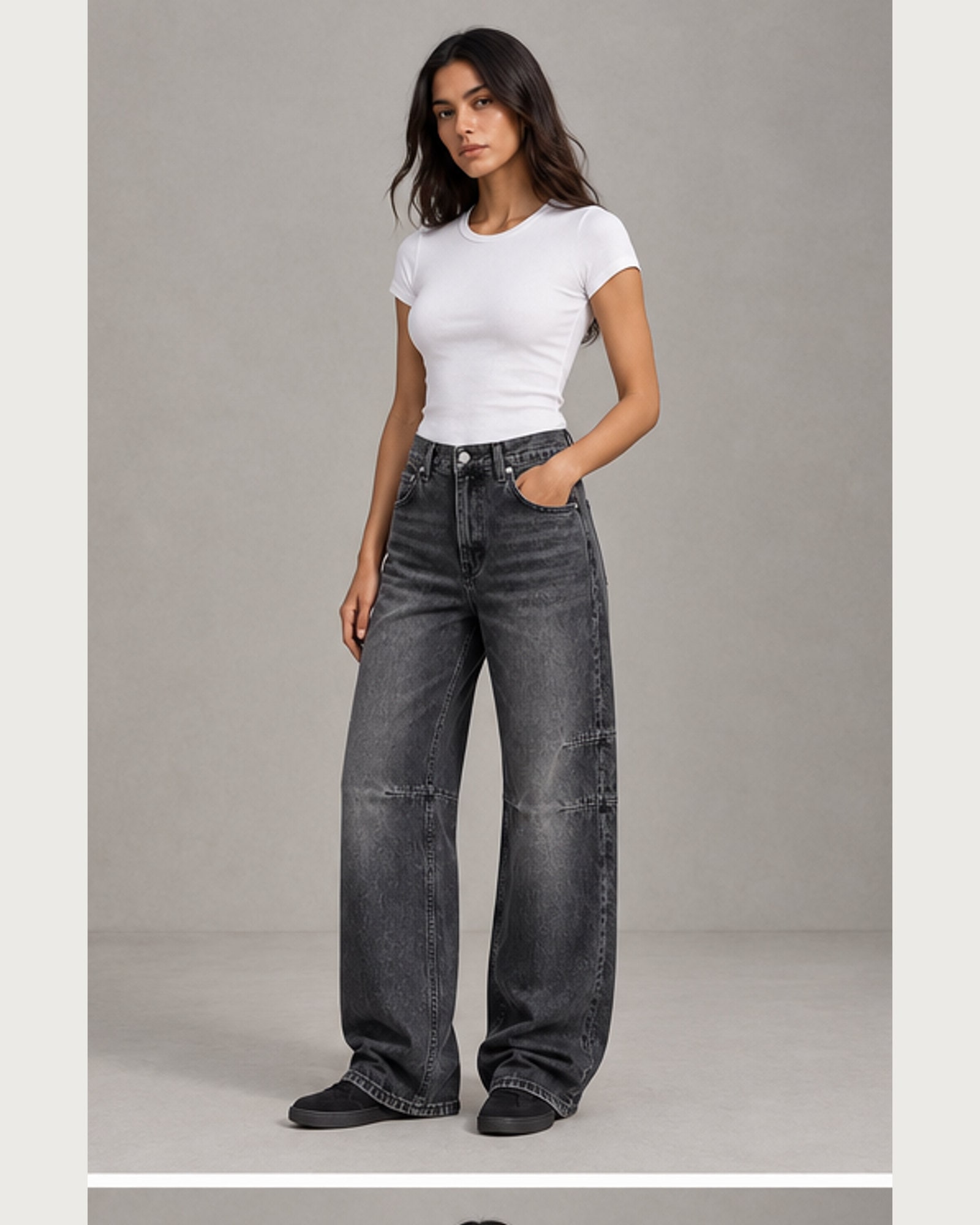 Nocturne Dad Jean — on model, three-quarter