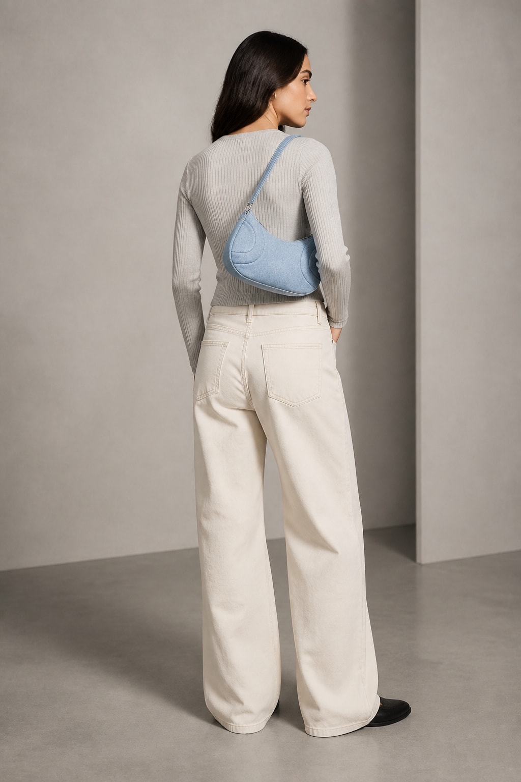 Mini Orbit Bag — Model back view