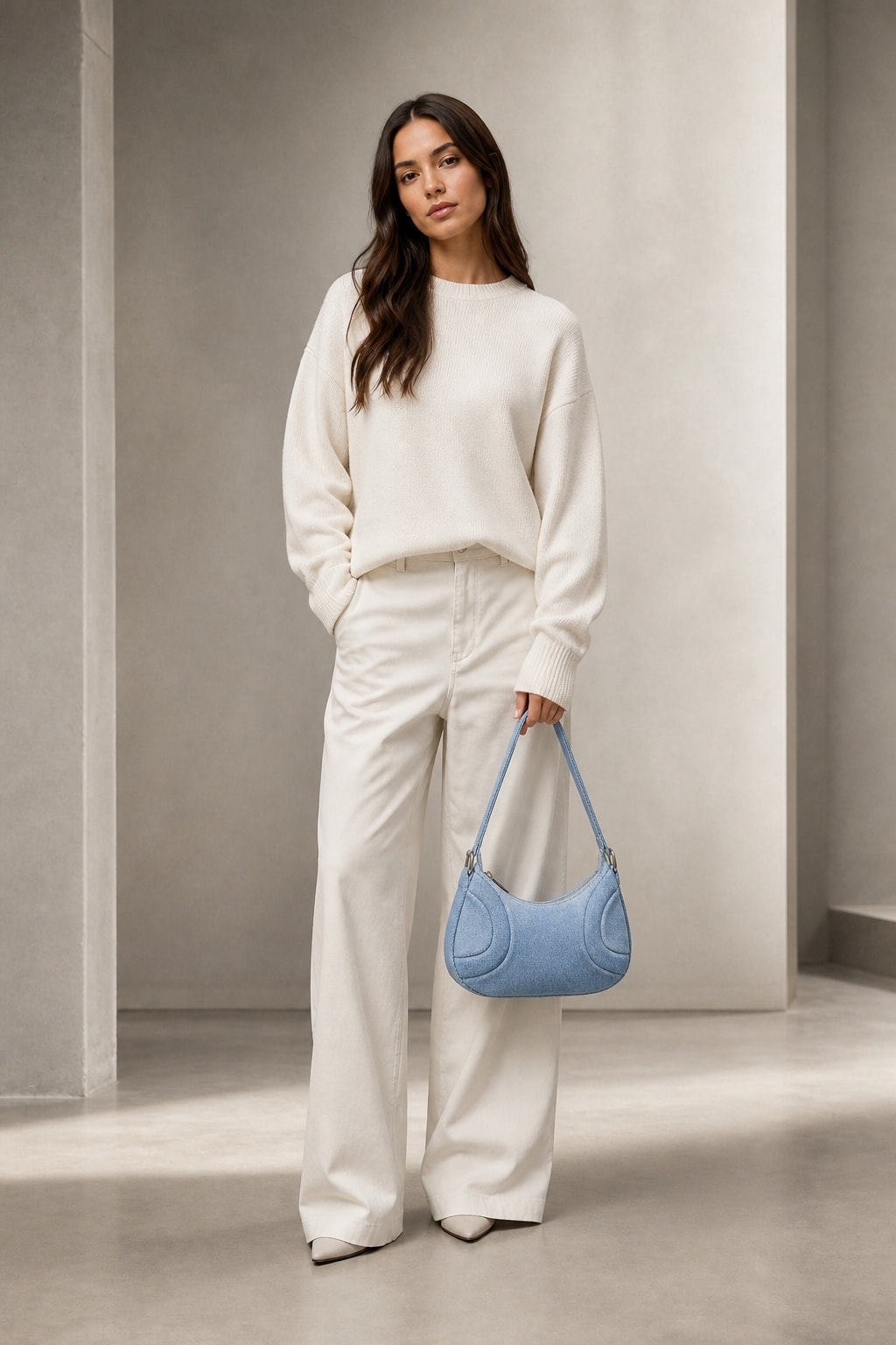 Mini Orbit Bag — Model front view
